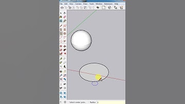 How to Make a Sphere / Ball in SketchUp