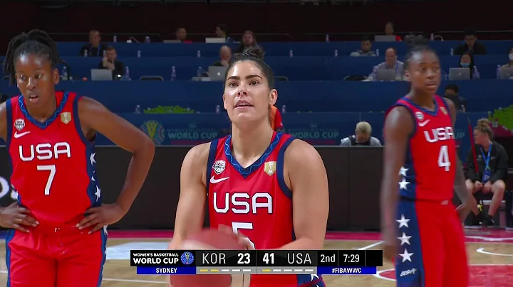 Kelsey Plum Hits The Bucket And 1 | USA Basketball vs Korea, Women's World Cup 2022