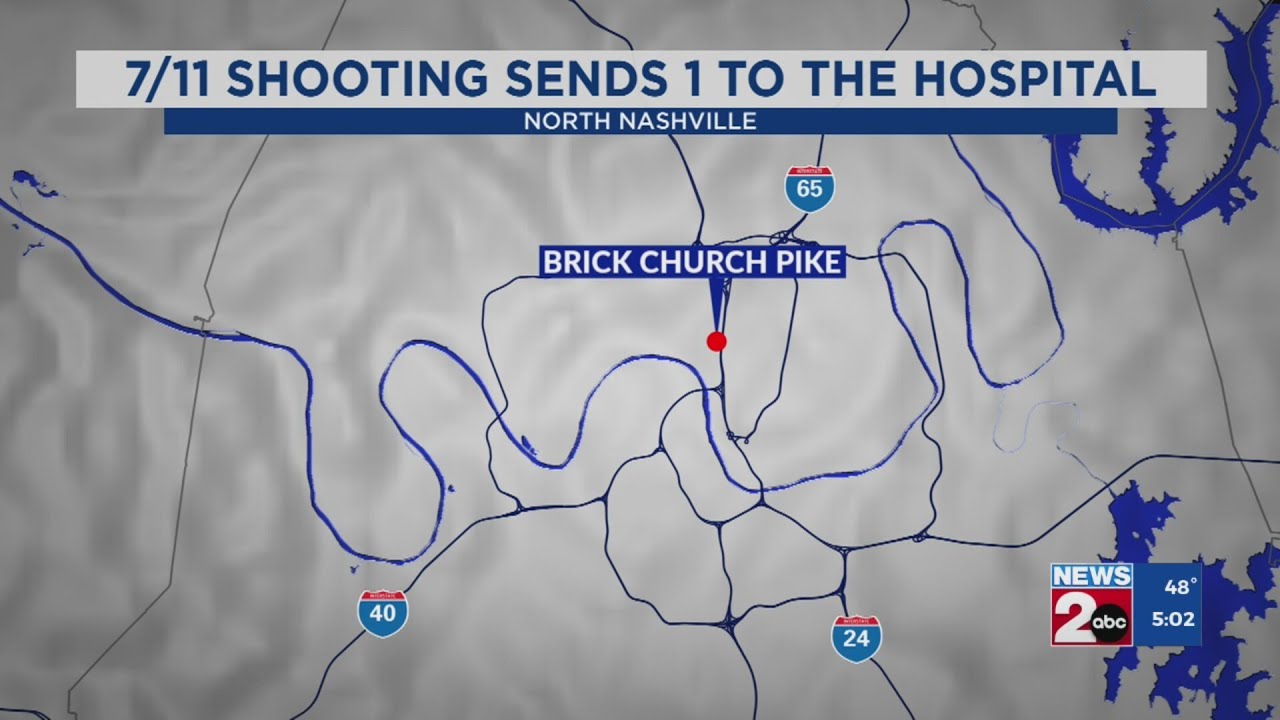 1 injured in Brick Church Pike gas station shooting - YouTube