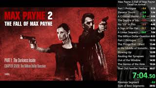 Max Payne 2 Any% Speedrun (Dead on Arrival) 30:43