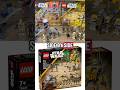 The 2024 LEGO Star Wars Battle Pack side by side with the 2025 #shorts