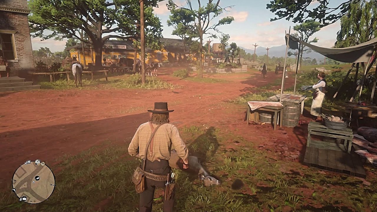 RDR2 - The Butcher Will Be Upset If You Trample The Carcass Of An