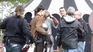 Bradley James and Colin Morgan 16/9/10
