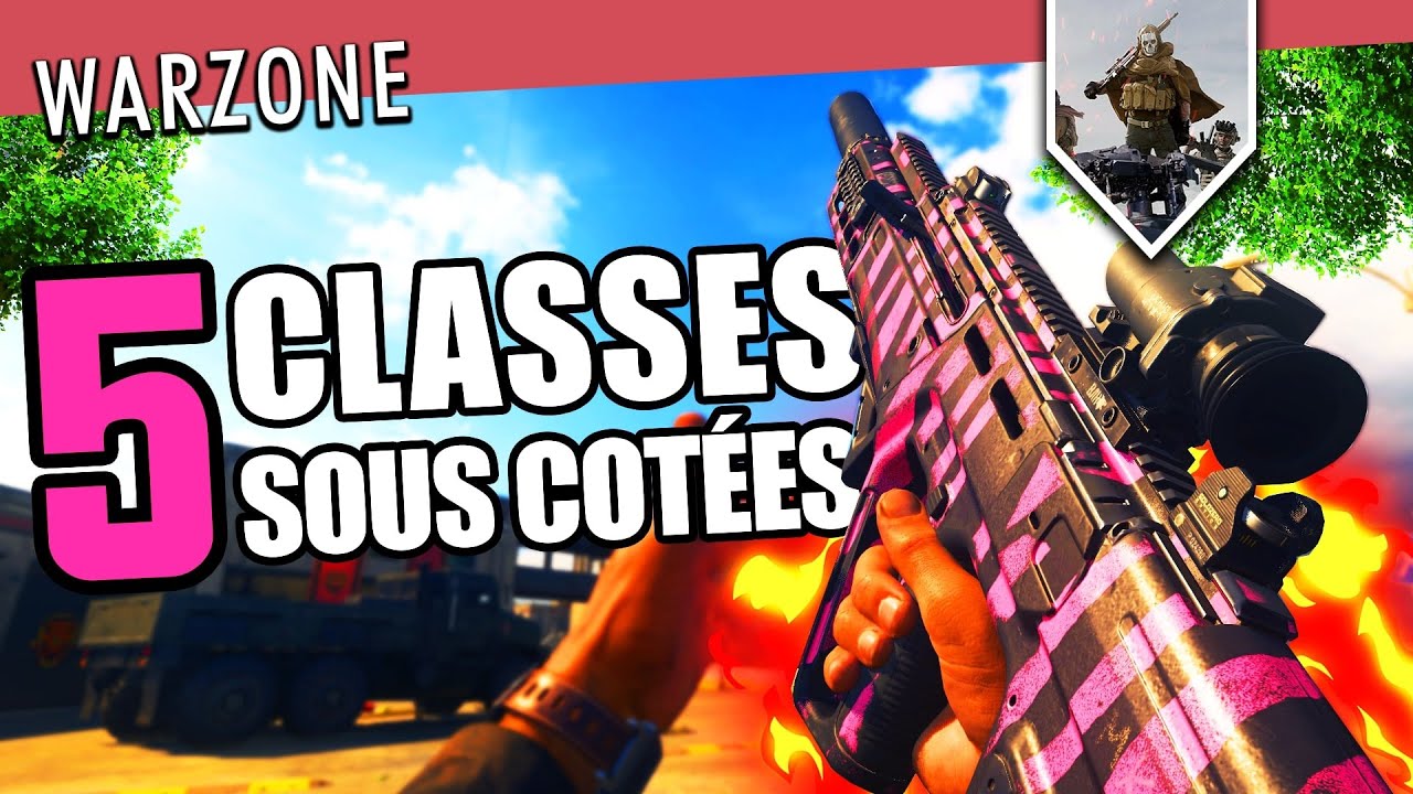 Les 5 Classes les plus SOUS COTÉES sur Warzone (Meilleures Armes Rebirth Island & Caldera)