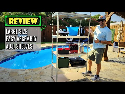Topeakmart Metal Storage Shelves Review: Perfect for Garages