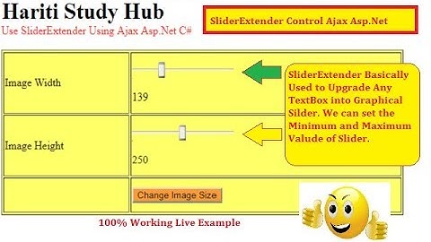 SliderExtender Control Using Ajax Toolkit in Asp.Net C# | Hindi | Free Online Learning Classes