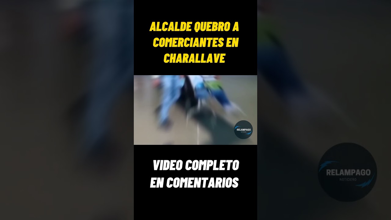 Alcalde quebró a comerciantes en Charallave 