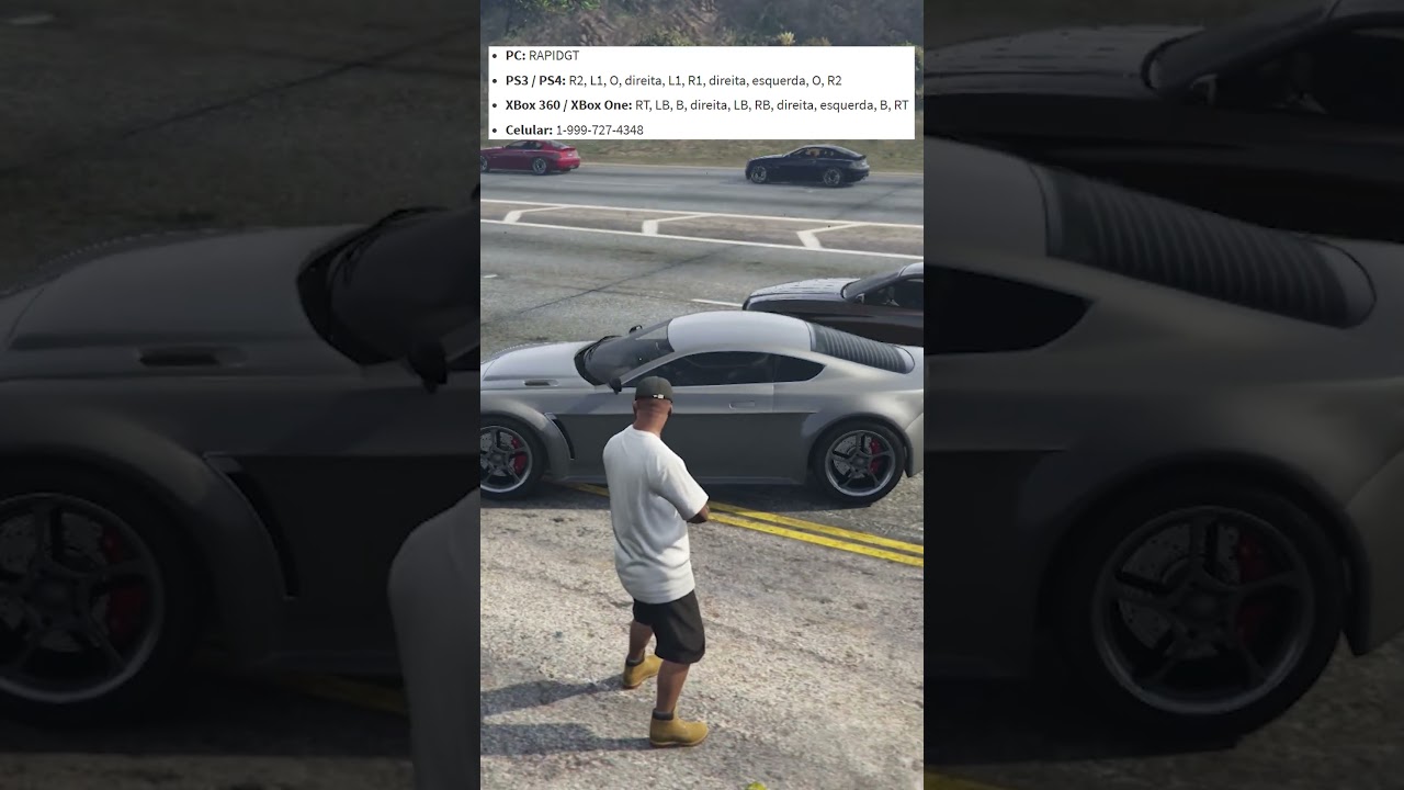 MELHORES CODIGOS de CARROS do GTA 5 🚗 (Parte 2) #shorts 