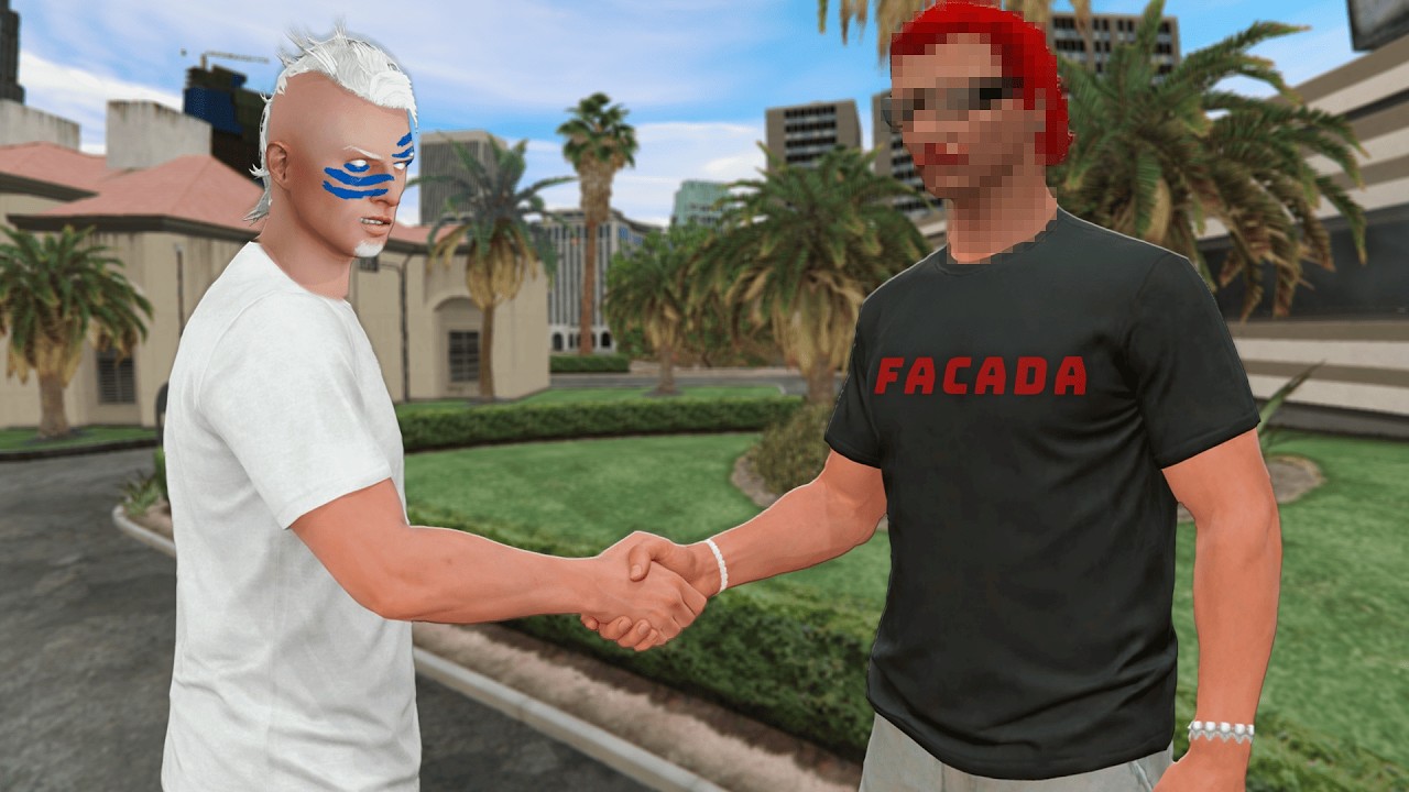 O FACADA ABRIU UM SERVIDOR DE FIVEM... e eu fui JOGAR 😎