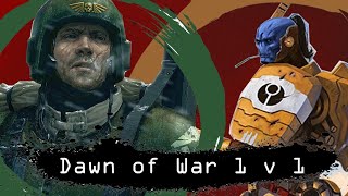 Dawn of War Soulstorm 1 v 1 Tau Empire (DANTIST) vs Imperial Guard (Jacek)