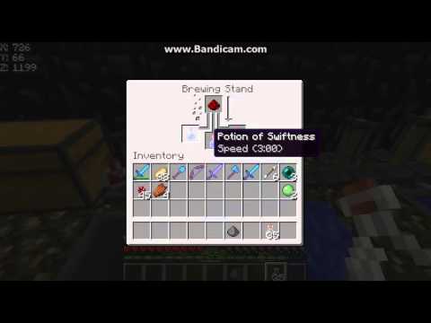Minecraft How To Make A Potion Of Swiftness - YouTube