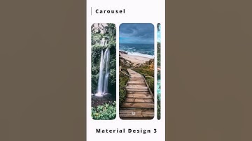 Android Carousel with Material Design 3 #androidstudio #androidtutorials #recyclerview #kotlin