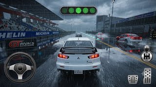 GT Rivals Gameplay - Mitsubishi Lancer Evolution X '08 Extreme Race! 🏁🔥 screenshot 5