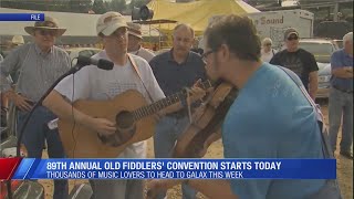 Get ready for the 89th annual Old Fiddlers' Convention in Galax, a week-long celebration of folk mus