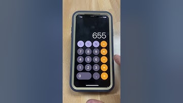 iPhone calculator backspace