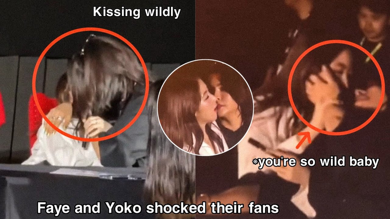 Все были в шоке, когда Фэй страстно поцеловала Йоко перед фанатами.