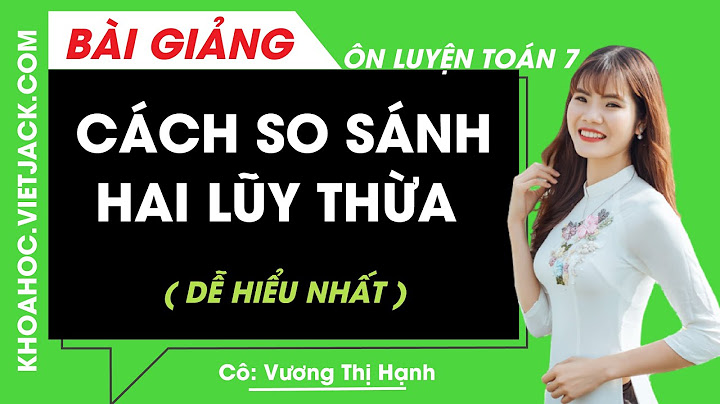 Công thức so sánh bắc cầu