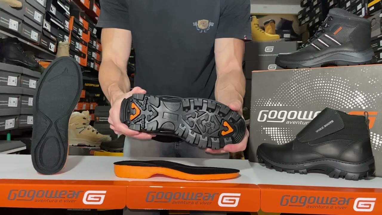 Bota Com CA Botina Para Epi De Segurança Com Bico de Pvc Modelo Mx-2 Marca  Gogowear - YouTube