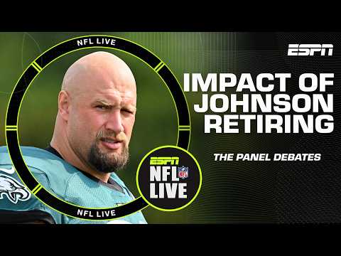 Lane Johnson retires 👀 Dan O thinks a rebuild could be coming to Eagles | NFL Live