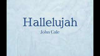John Cale - Hallelujah (lyrics)