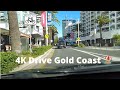 Gold coast city drive  broadbeach to surfers paradise to paradise point 4k