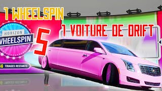 1 wheelspin = voiture de drift #5 - forza horizon 4