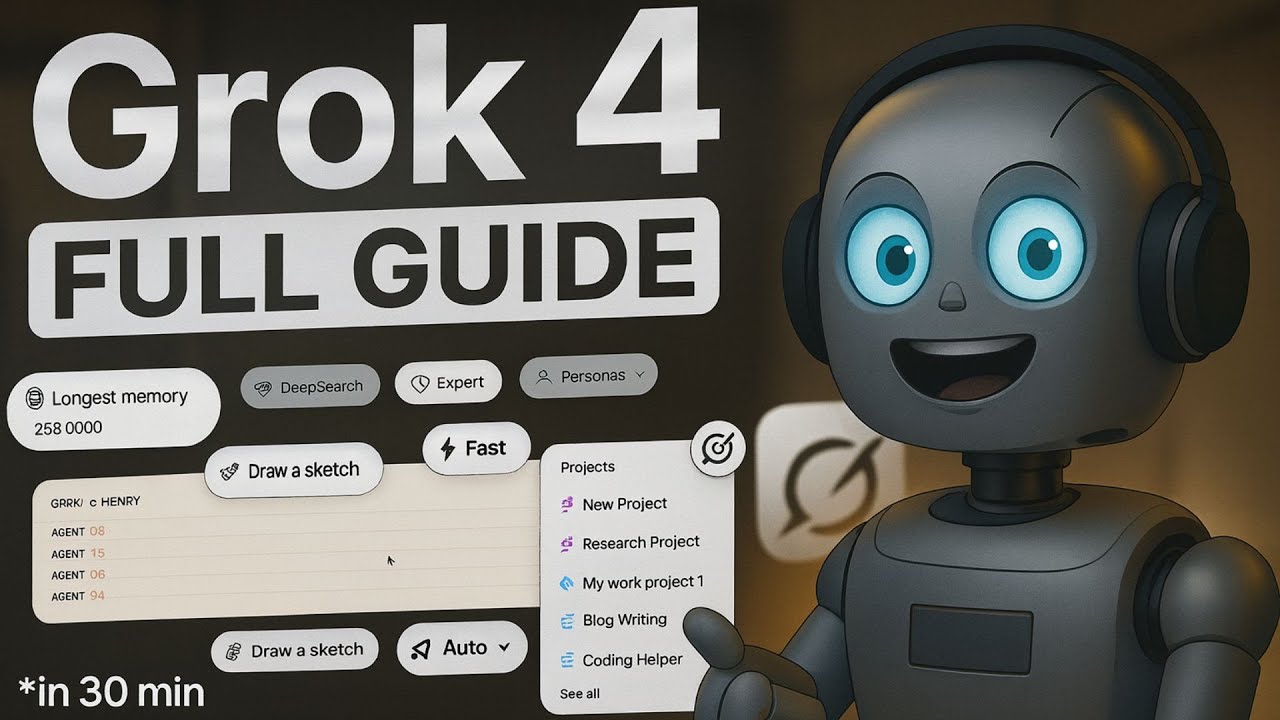 Ultimate Math Grok Ultimate GROK 4 Guide 2025: How to Use GROK For Beginners - YouTube