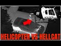 Hellcat challenger is fast but not faster than a police helicopter with infrared camera