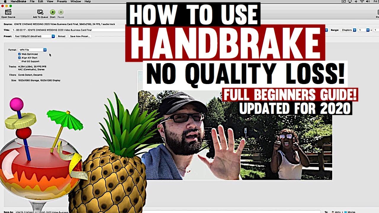 How To Use Handbrake Tutorial  The BEST Handbrake Settings  Beginners Guide Walkthrough 2020