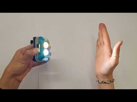 Ліхтар EZ-398 налобний WH-0218-XPG(white+yellow)+SMD(red), видео 1