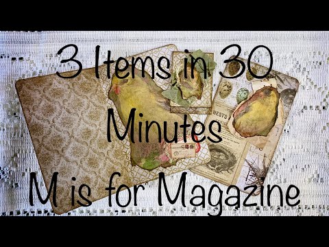 #3in30alphabet 3 Items in 30 Minutes Alphabet Challenge - Letter M ...