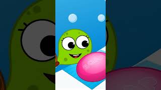 Bubble Bubble Pop, I Had A Little Turtle Song #nurseryrhymes #kidssong #shortsfeed #hooplakidz