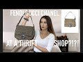 FENDI GUCCI CHANEL AT A THRIFT SHOP??!!