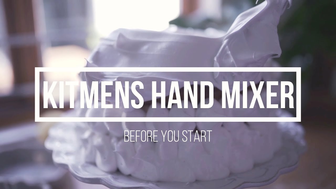 【PART 2】Basic Things You Should Know Before Using It | Kitmens Cordless Hand Mixer