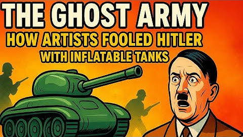 The Ghost Army: How Artists Fooled Hitler with Inflatable Tanks #history #ww2 #film