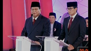 Prabowo: Saya akan Perbaiki Kualitas Hidup Semua Birokrat (Debat Pertama Pilpres 2019 - Bag 3)
