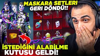 TÜM DESTANSI MASKARA SETLERİ GERİ DÖNDÜ!!  İSTEDİĞİN SETİ ALABİLME GELDİ! | PUBG MOBILE