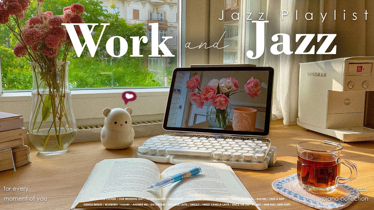 [Jazz Playlist] 공부가 조금은 쉬워졌으면 좋겠어요 ☕🎧 | 중간광고없음 | Work & Study | Relaxing Background Music