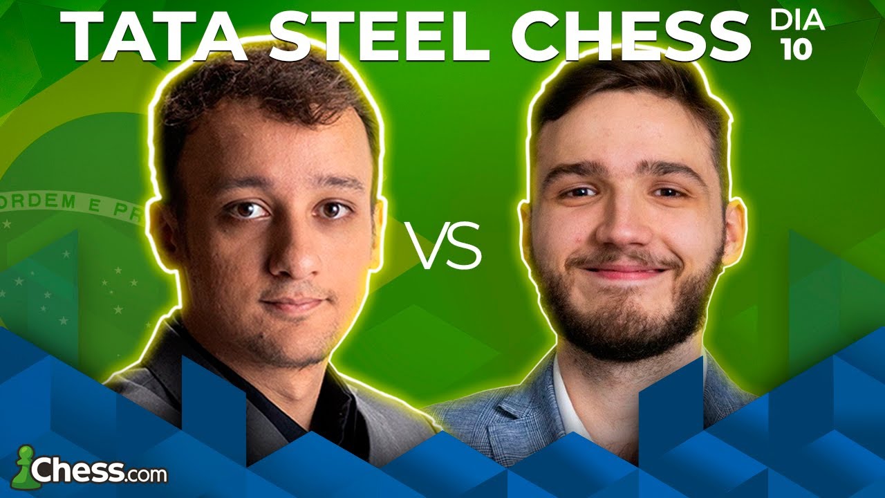 Tata Steel - R10: Carlsen se aproxima da liderança com 3 rodadas restantes;  Supi derrota Ivic 