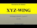 Xyzwing sudoku tuto 11  examples and search method exemples et mthode de recherche