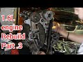 Hyundai elantra HD 2010 1.6L engine rebuild | part.3 _ عمرة محرك سيارة هيونداي 2010 الجزء الثالث#3