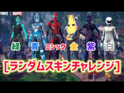 第3弾ランダムスキンチャレンジ[ビクロイ取るまで終われません]#フォートナイト #fortnite #ホープ君