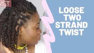LOOSE TWO STRAND TWIST 4C HAIR  | LIONESS DAVIS