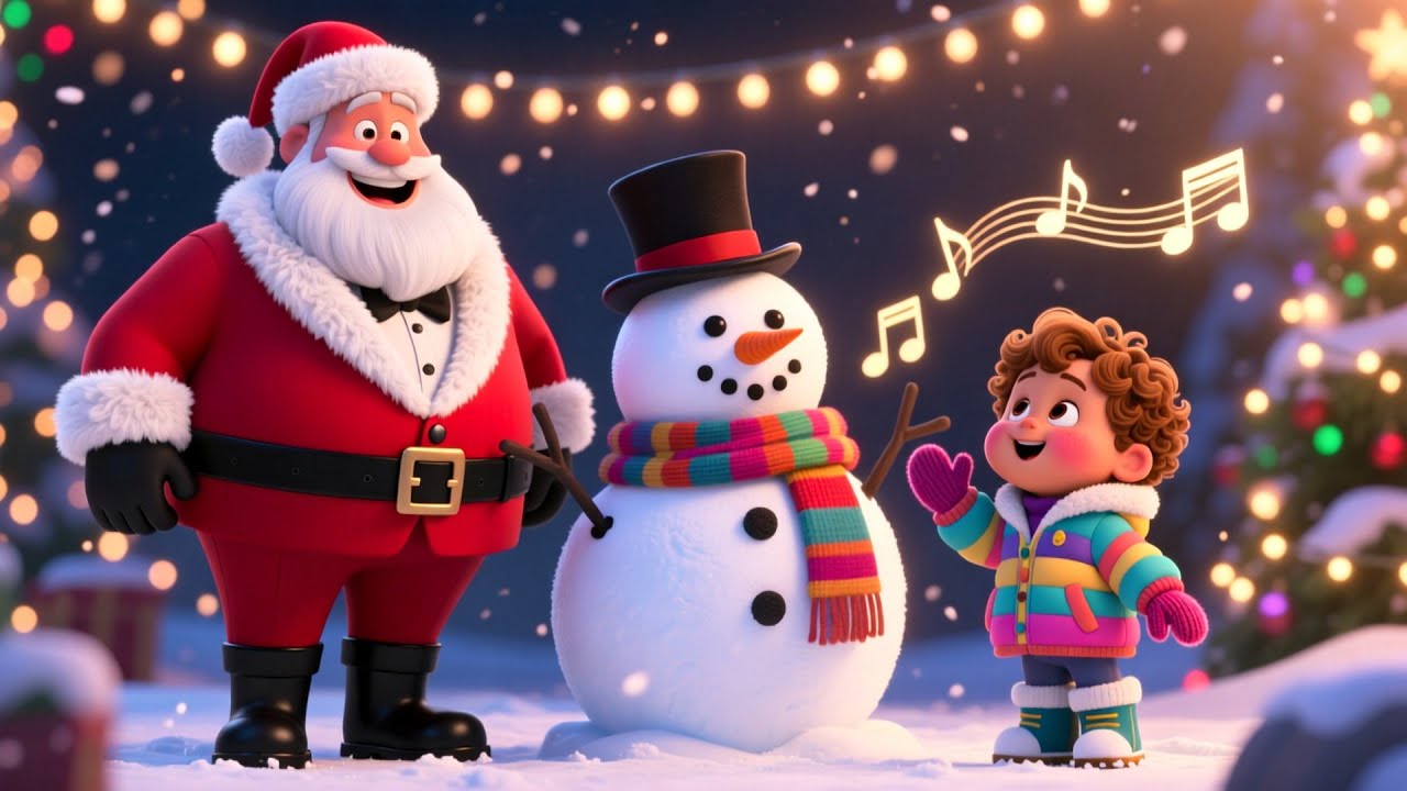 Santa Playground Fun 🎅🎶 Fun Kids Song | Holiday ABCs & Numbers for Toddlers