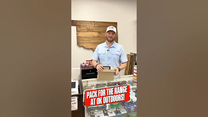 Tyler’s Gun Range Essentials - Pack your range bag with us at OK Outdoors! #gunrange #essentials