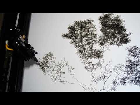 Smooth Linework Generative Art | Created with UUNA TEK 3.0 A1 Plotter