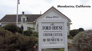 [4K] Founder of Mendocino (Exploring FORD MUSEUM & LANSING STREET) Mendocino, California