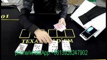sleevelet camera scan barcode marked cards win in texas holdem