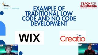 LOW CODE VS NO CODEDEVELOPMENT
