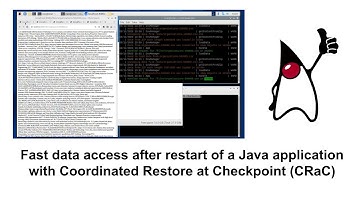 CRaC Project Dramatically Speeds Up Java Application (Re)start Times